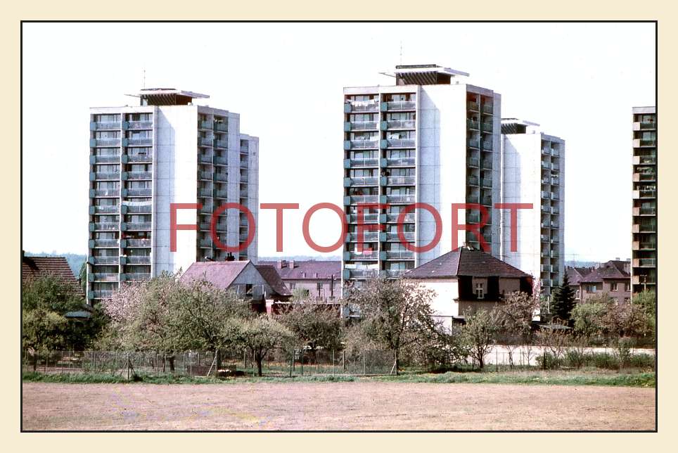 055--Štětí  1976 - Pohled na věžové domy