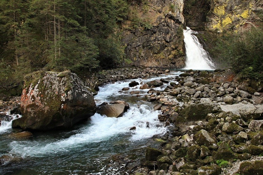 Jižní Tyroly - Reinbach Waterfalls 01